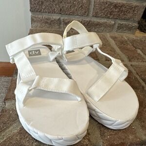 Big Kids Dolce vita DV Zaidey White Strappy Sandals Girls sz 3 #0024